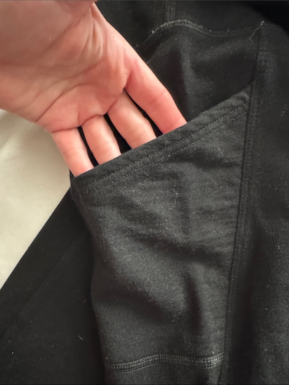 Woolx- “Piper” Pocket Leggings, Large Petite. Gently Used Condition. - Picture 4 of 5